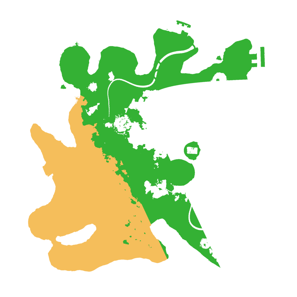 Biome Rust Map: Procedural Map, Size: 3000, Seed: 209818
