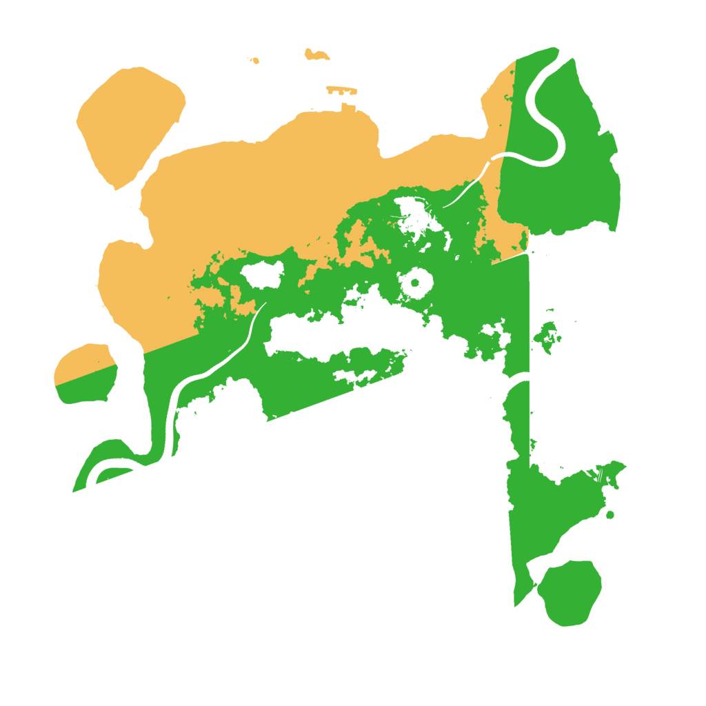 Biome Rust Map: Procedural Map, Size: 3500, Seed: 20211107