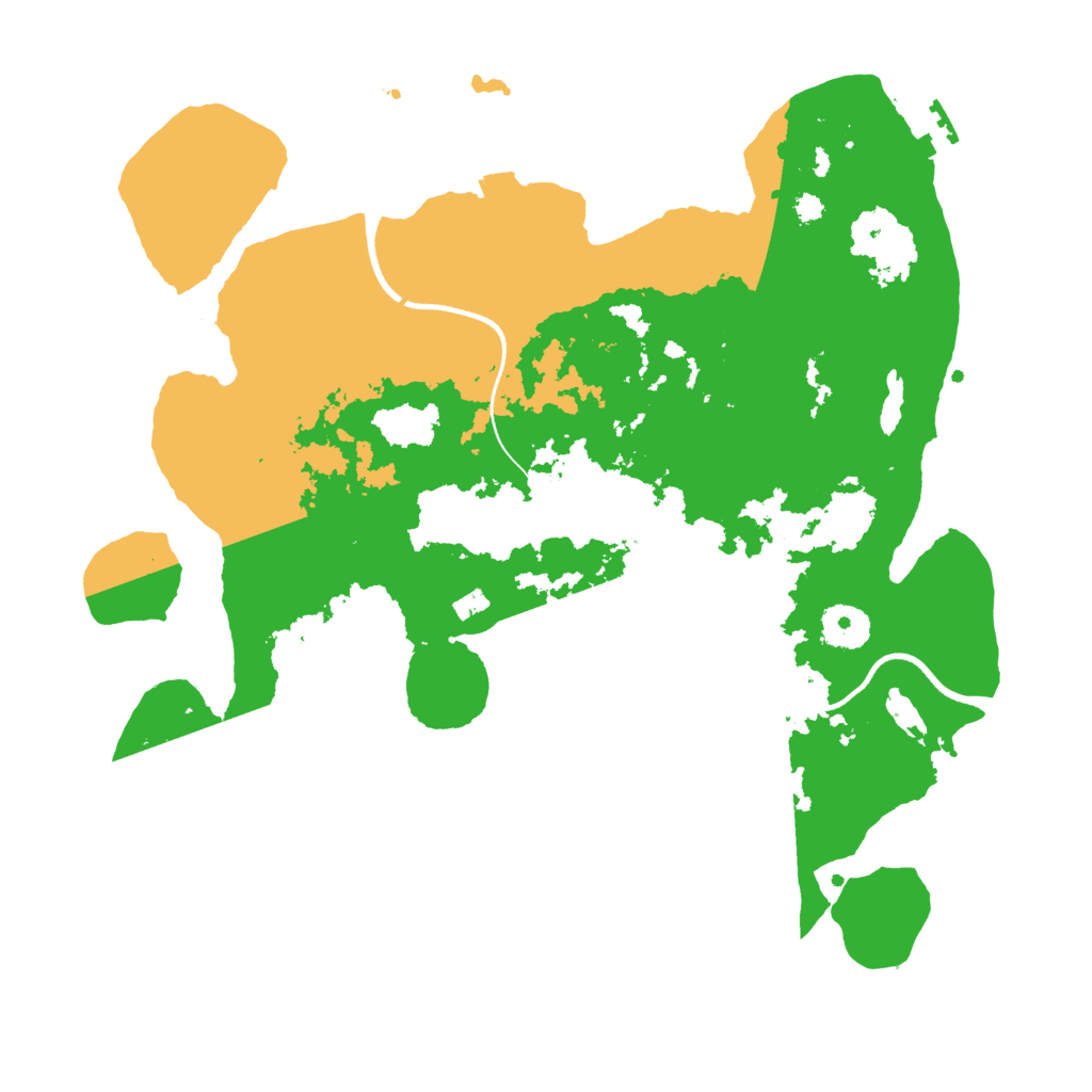 Biome Rust Map: Procedural Map, Size: 3500, Seed: 20211107