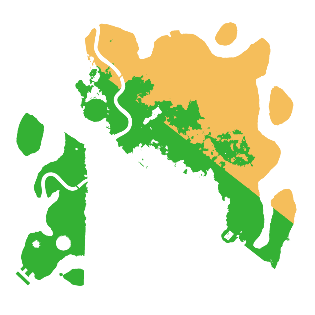Biome Rust Map: Procedural Map, Size: 3750, Seed: 88565604