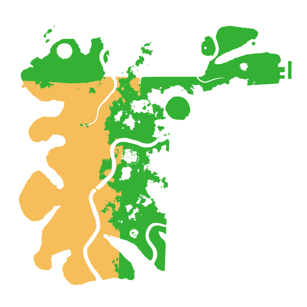 Biome Rust Map: Procedural Map, Size: 3500, Seed: 1175
