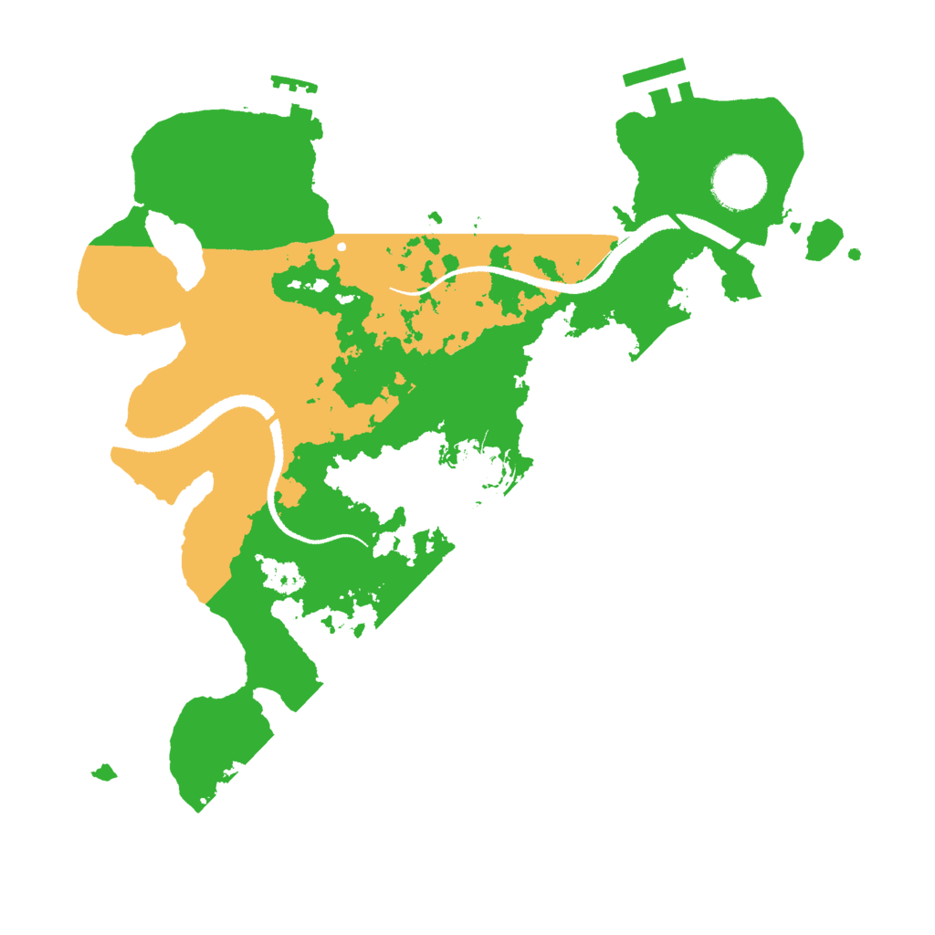 Biome Rust Map: Procedural Map, Size: 3000, Seed: 4209