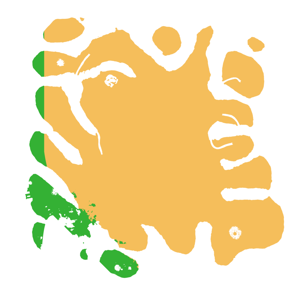 Biome Rust Map: Procedural Map, Size: 3700, Seed: 961336579