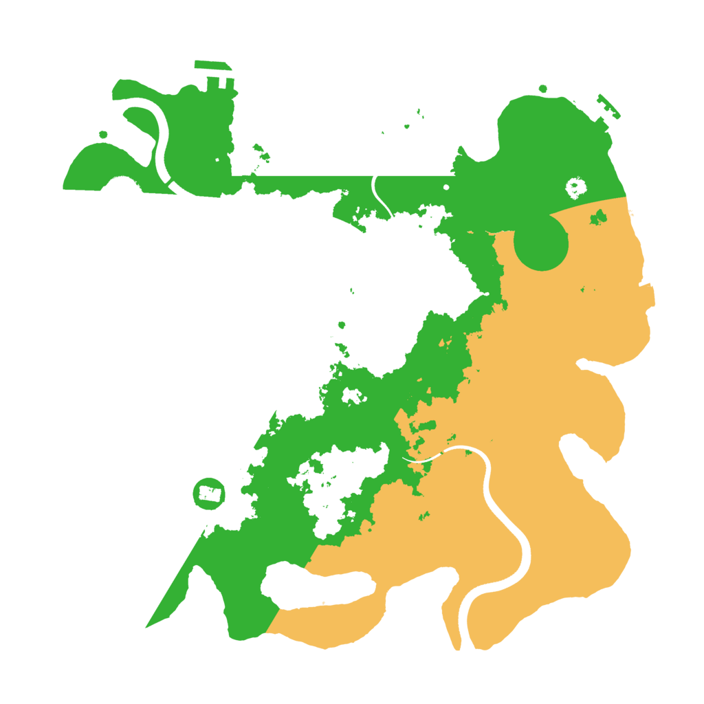 Biome Rust Map: Procedural Map, Size: 3500, Seed: 324252732