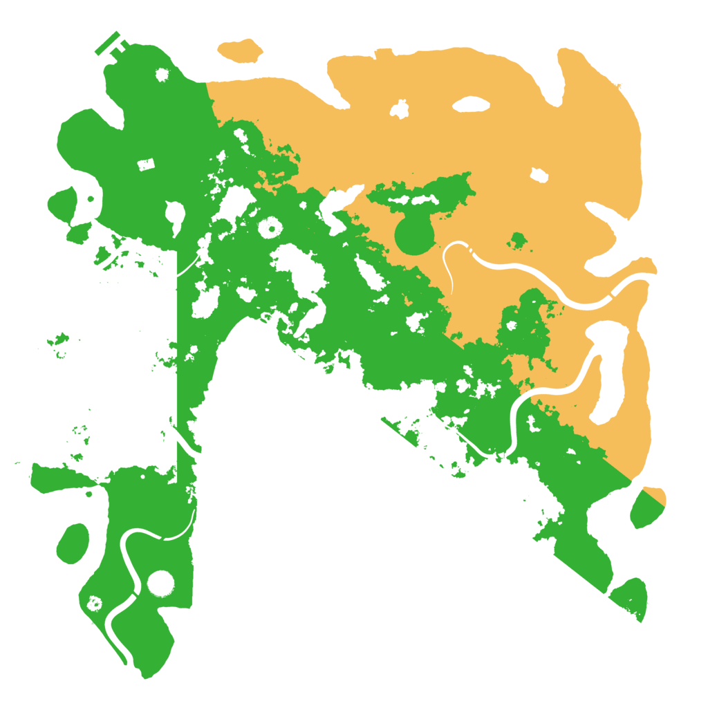 Biome Rust Map: Procedural Map, Size: 4700, Seed: 1224418