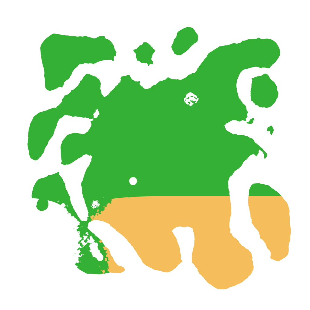 Biome Rust Map: Barren, Size: 3500, Seed: 67940970