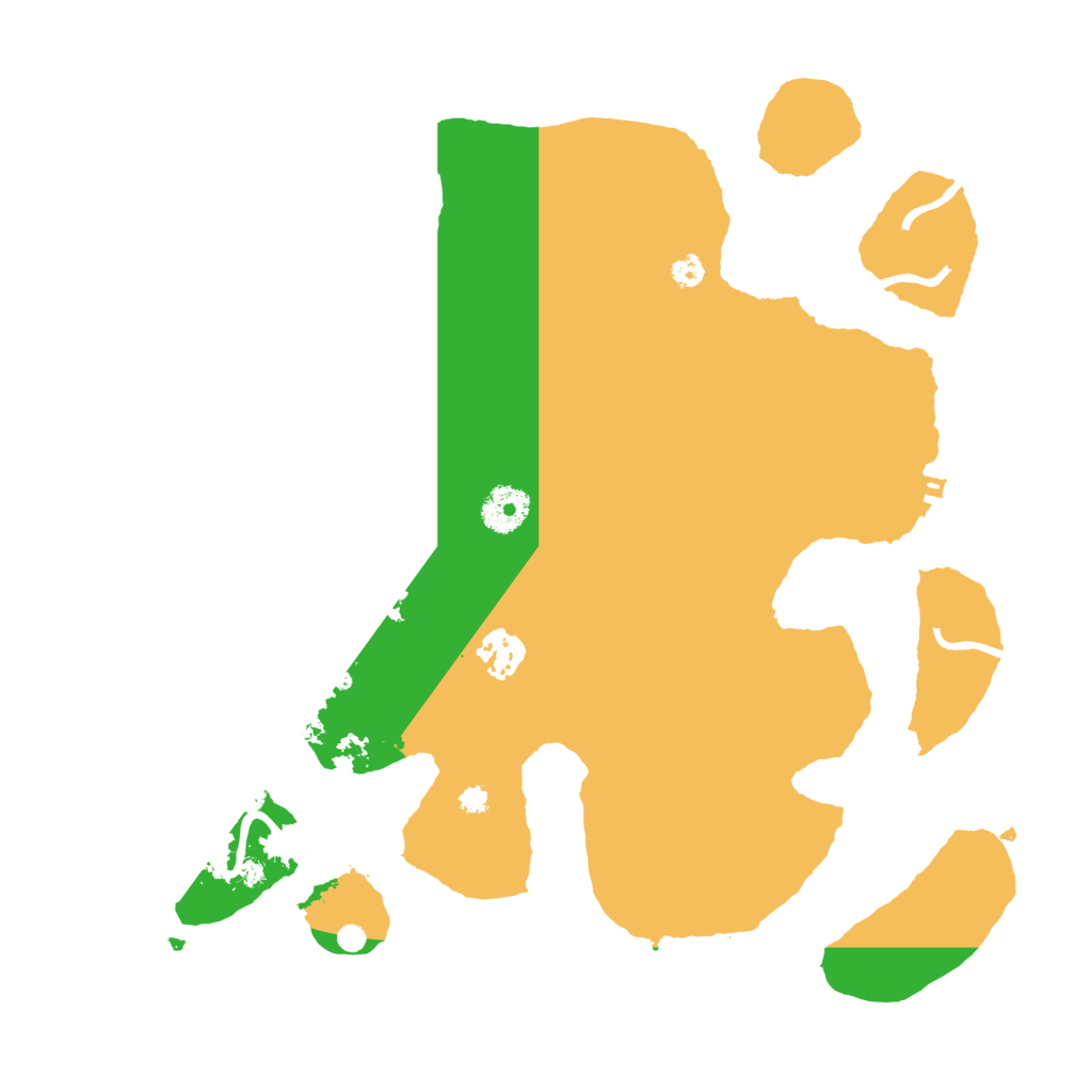 Biome Rust Map: Procedural Map, Size: 3500, Seed: 712322412