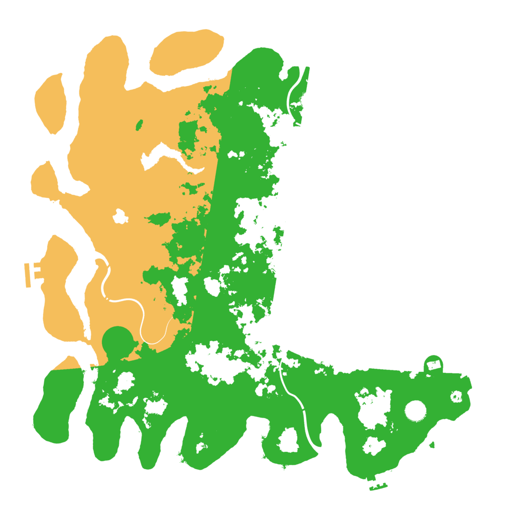 Biome Rust Map: Procedural Map, Size: 4250, Seed: 1834070515