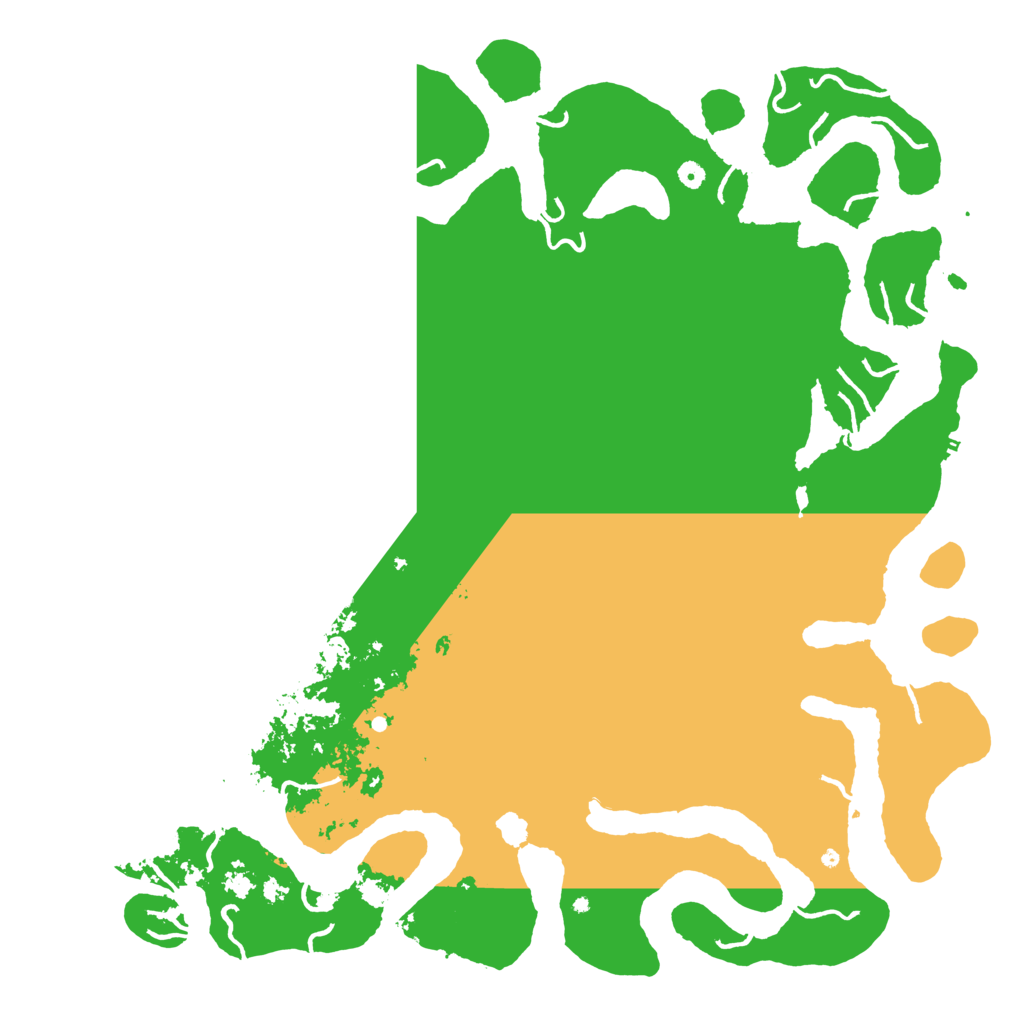 Biome Rust Map: Procedural Map, Size: 6000, Seed: 8878