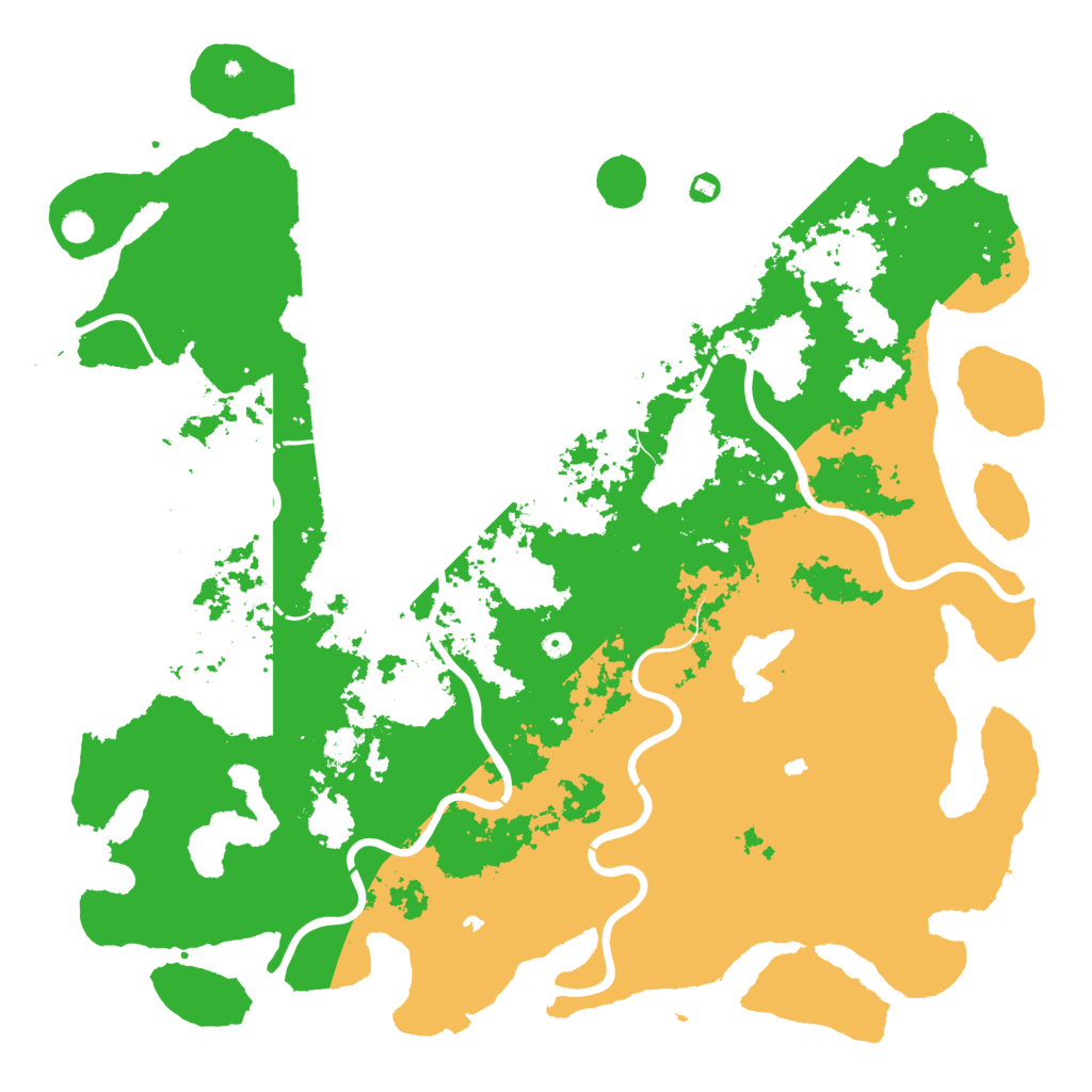 Biome Rust Map: Procedural Map, Size: 6000, Seed: 1718687919