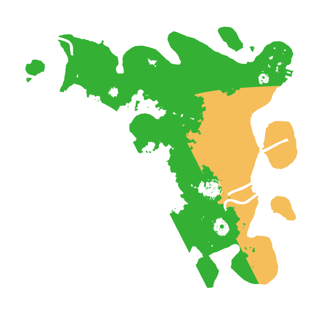 Biome Rust Map: Procedural Map, Size: 3100, Seed: 4123