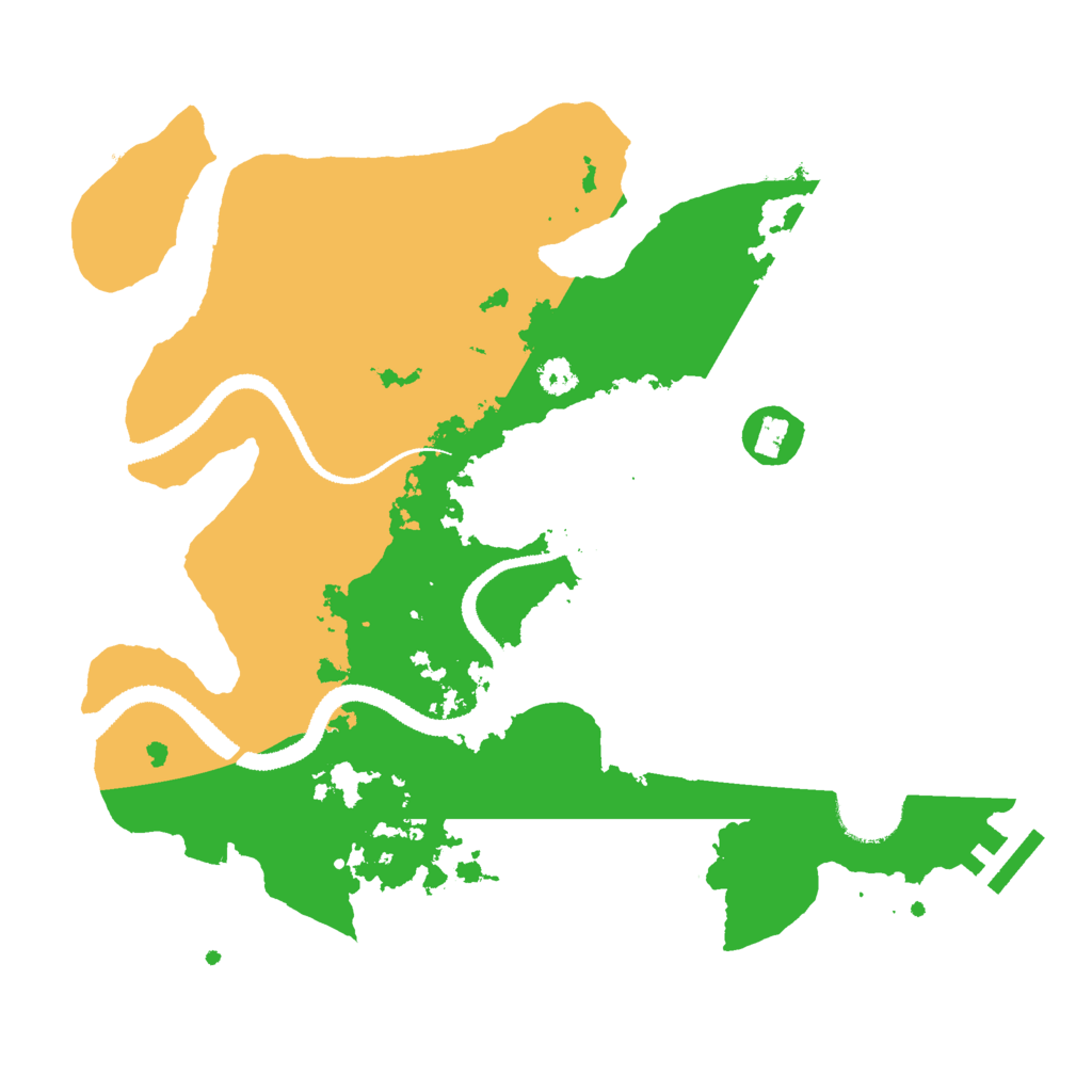 Biome Rust Map: Procedural Map, Size: 3002, Seed: 50500