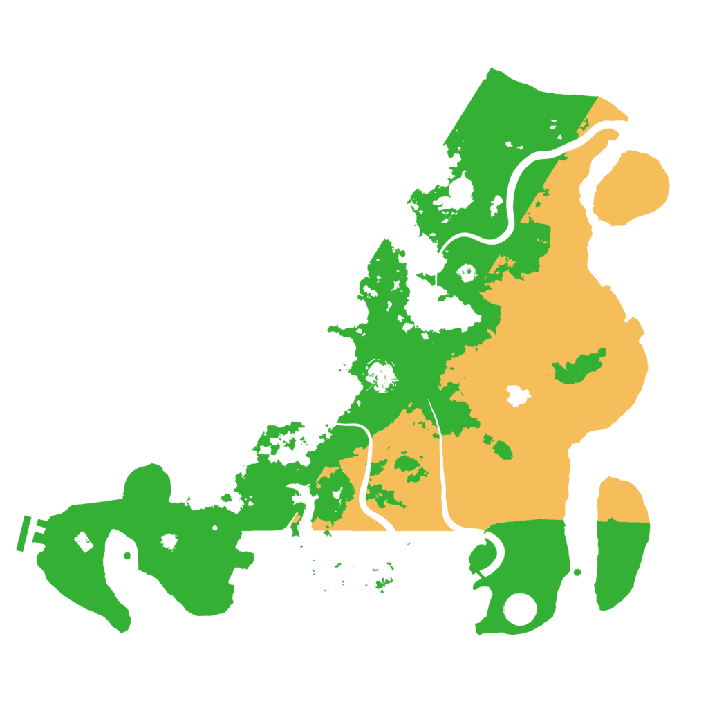 Biome Rust Map: Procedural Map, Size: 4000, Seed: 1100990535
