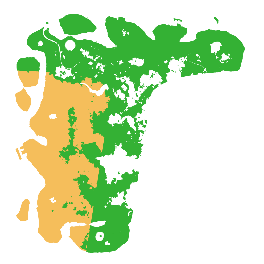 Biome Rust Map: Procedural Map, Size: 4500, Seed: 1448020459