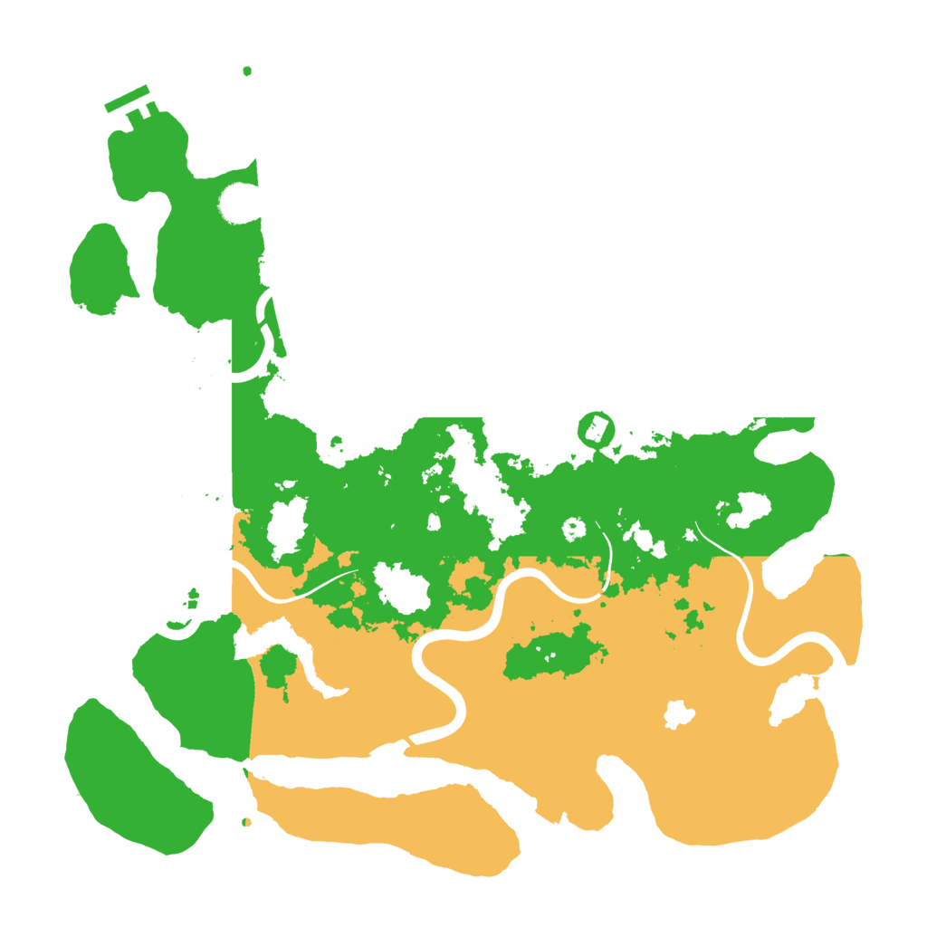 Biome Rust Map: Procedural Map, Size: 4000, Seed: 35876309
