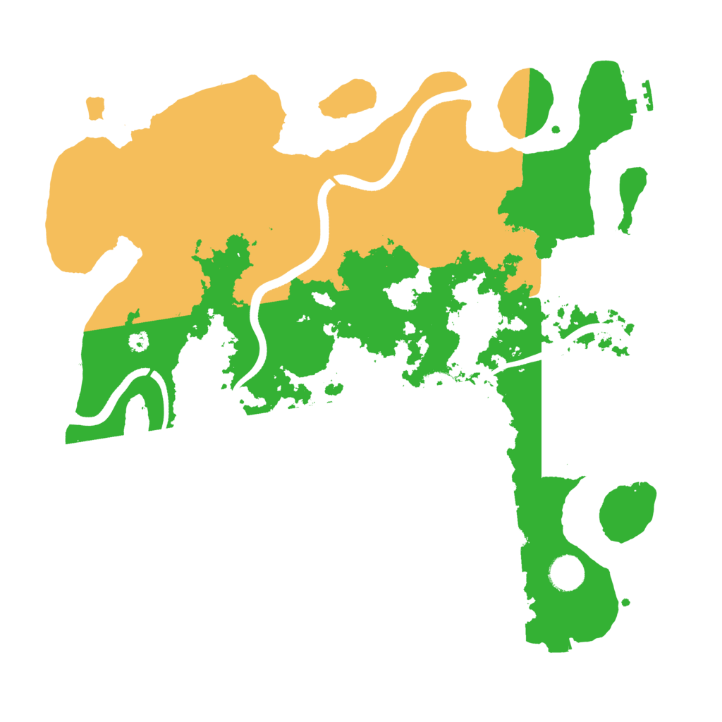 Biome Rust Map: Procedural Map, Size: 3600, Seed: 395959