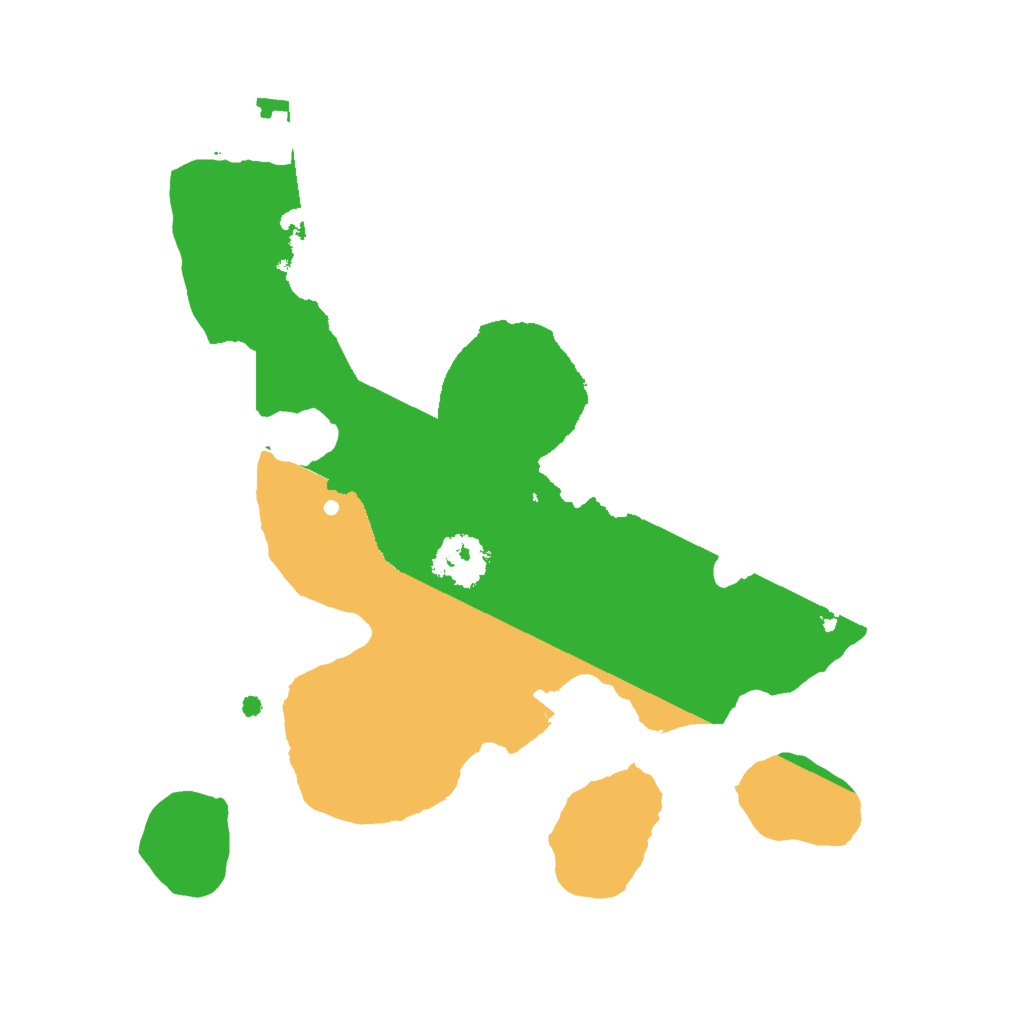 Biome Rust Map: Procedural Map, Size: 2000, Seed: 1357