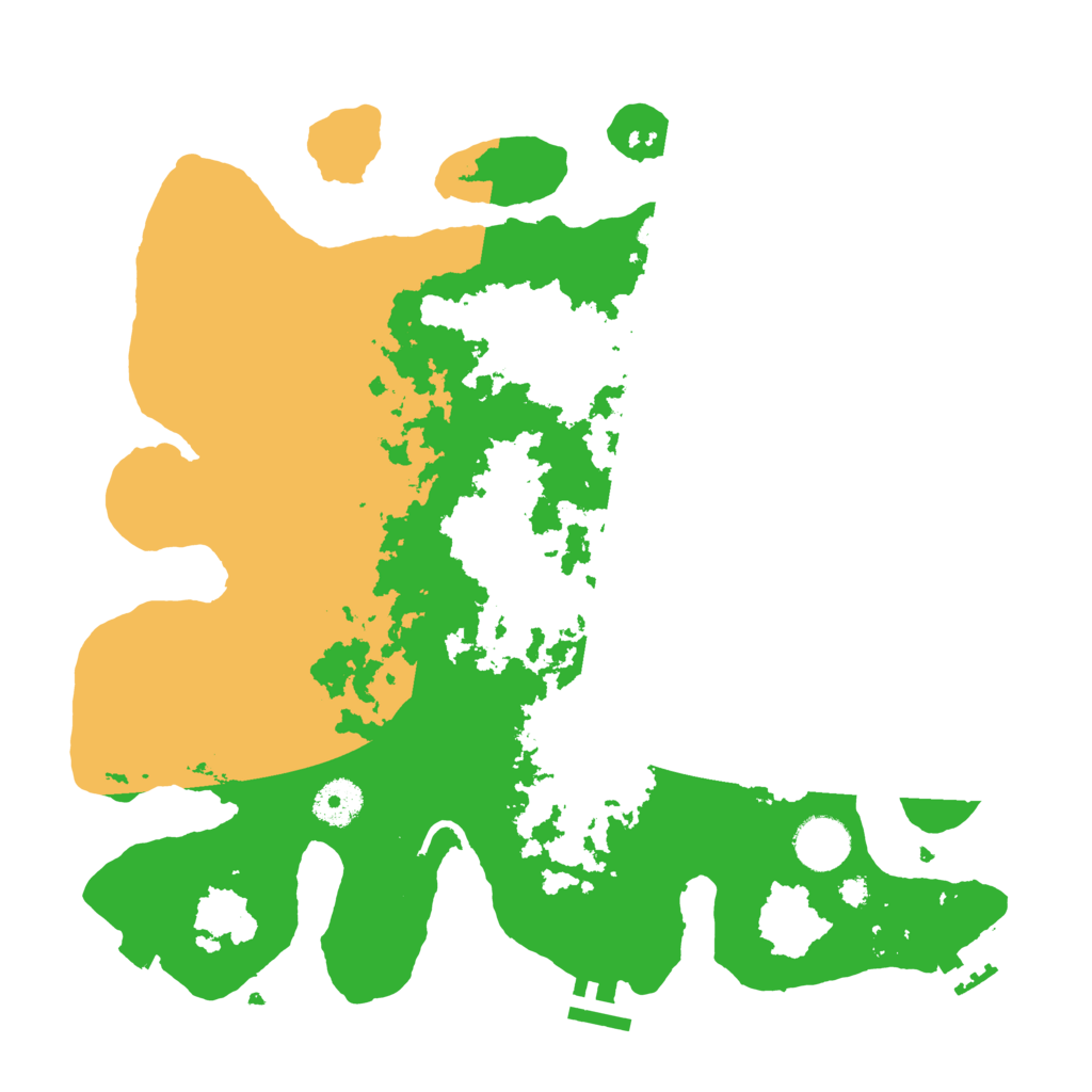 Biome Rust Map: Procedural Map, Size: 3500, Seed: 2088004819