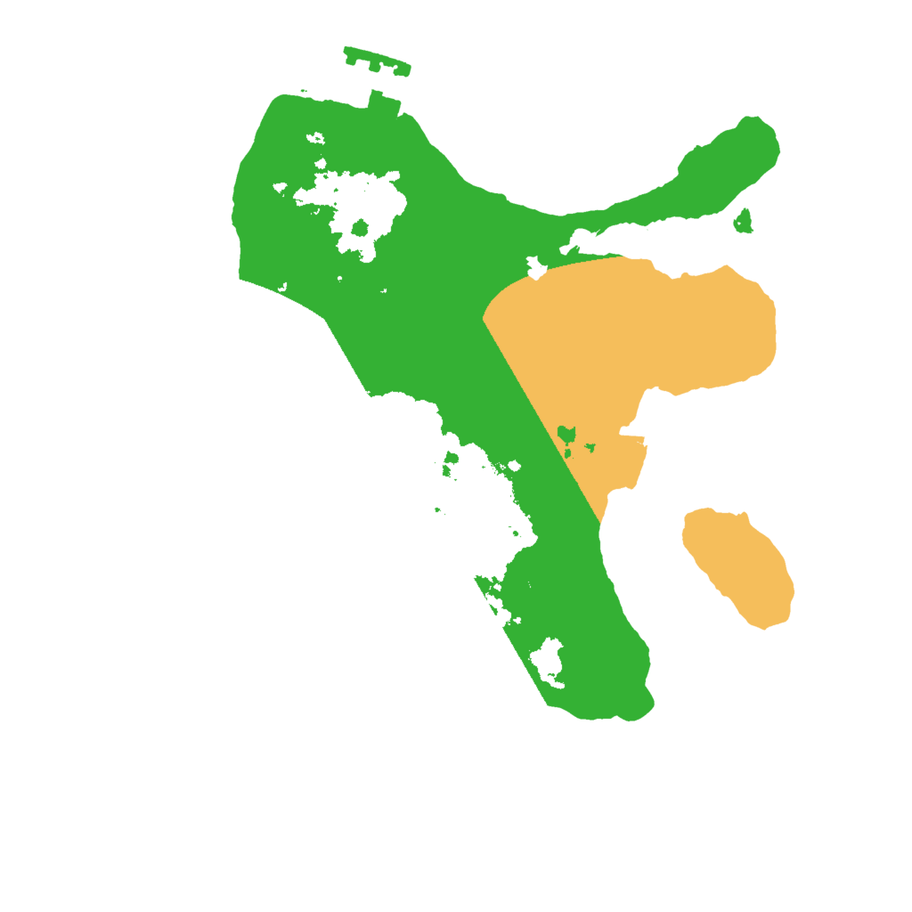 Biome Rust Map: Procedural Map, Size: 2000, Seed: 70