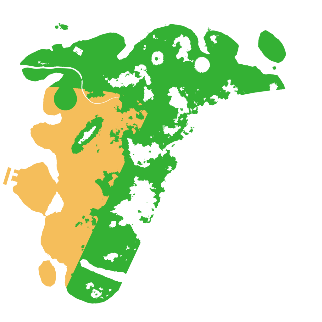 Biome Rust Map: Procedural Map, Size: 3700, Seed: 1269477300