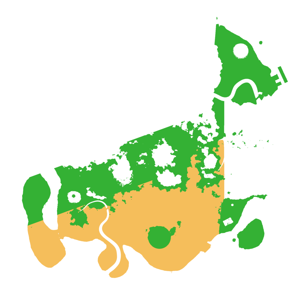 Biome Rust Map: Procedural Map, Size: 3500, Seed: 8580921