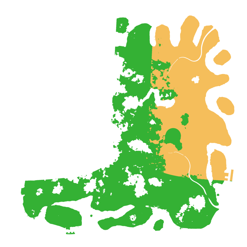 Biome Rust Map: Procedural Map, Size: 4250, Seed: 2969887