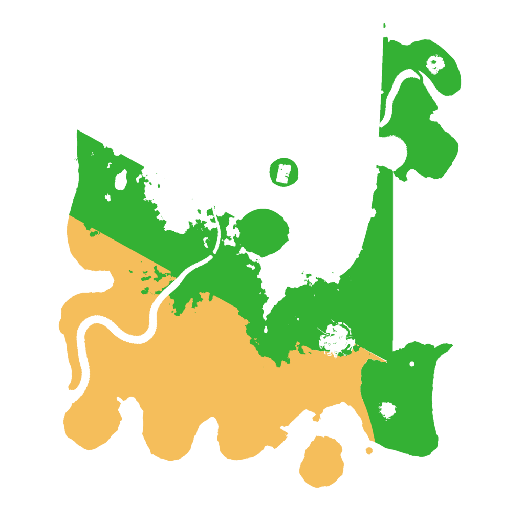 Biome Rust Map: Procedural Map, Size: 3000, Seed: 165877
