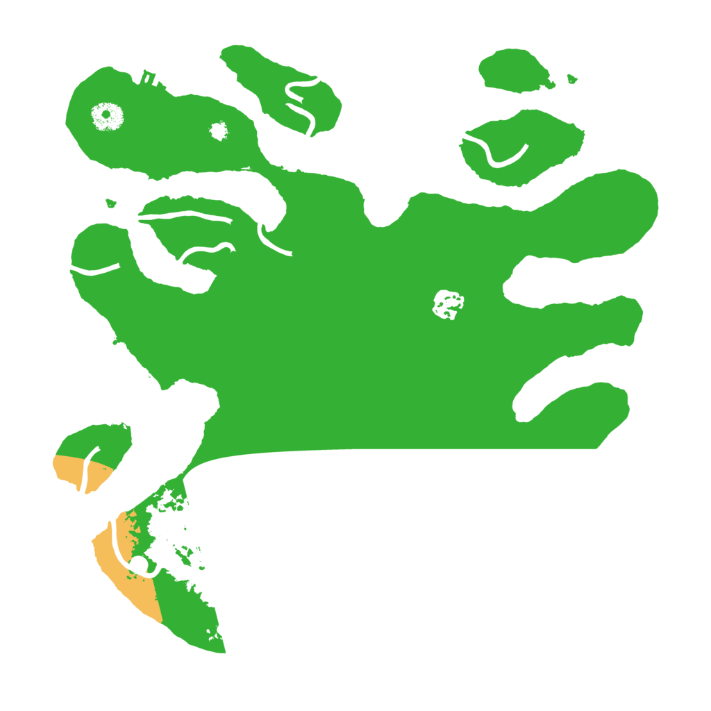 Biome Rust Map: Procedural Map, Size: 3500, Seed: 1677679474