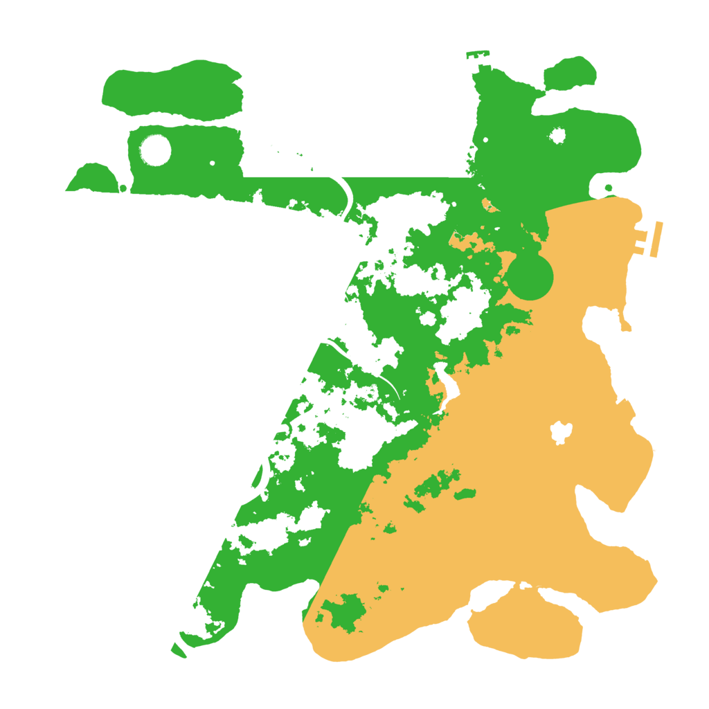 Biome Rust Map: Procedural Map, Size: 4000, Seed: 1152223