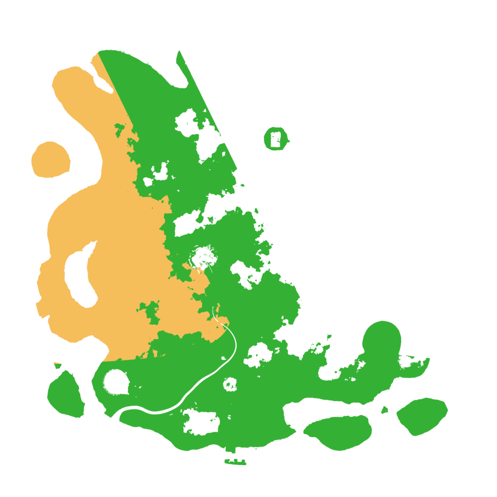 Biome Rust Map: Procedural Map, Size: 3500, Seed: 6738876