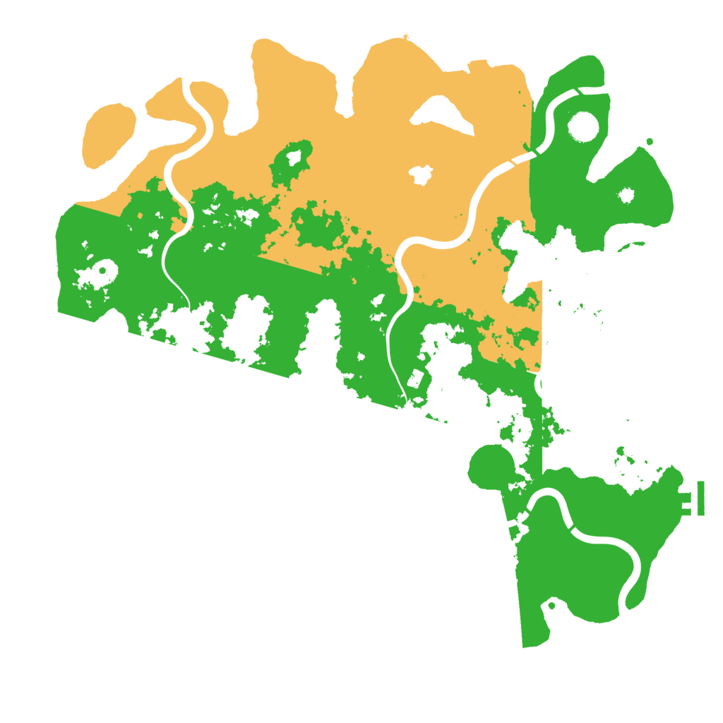 Biome Rust Map: Procedural Map, Size: 4250, Seed: 1345842005