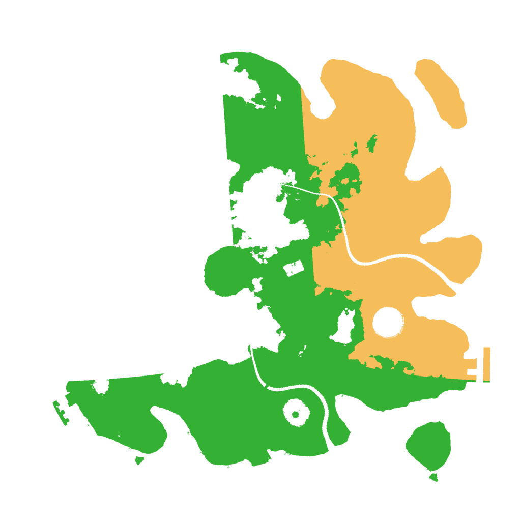 Biome Rust Map: Procedural Map, Size: 3000, Seed: 985720