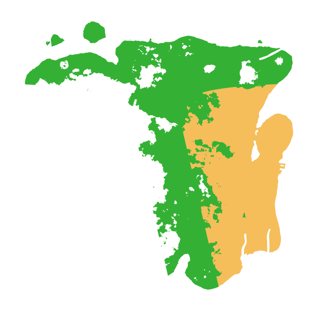 Biome Rust Map: Procedural Map, Size: 3700, Seed: 1219836915