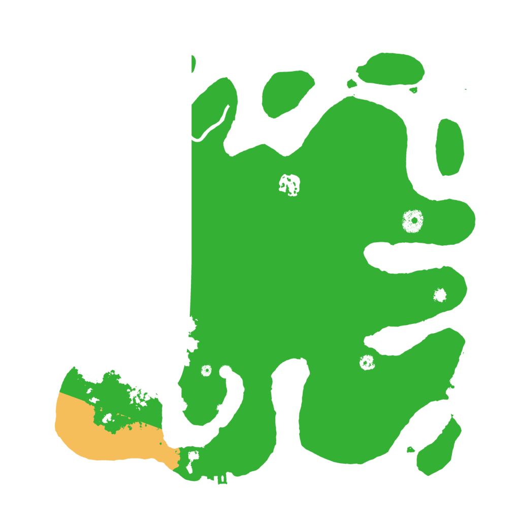 Biome Rust Map: Procedural Map, Size: 3500, Seed: 1295521411