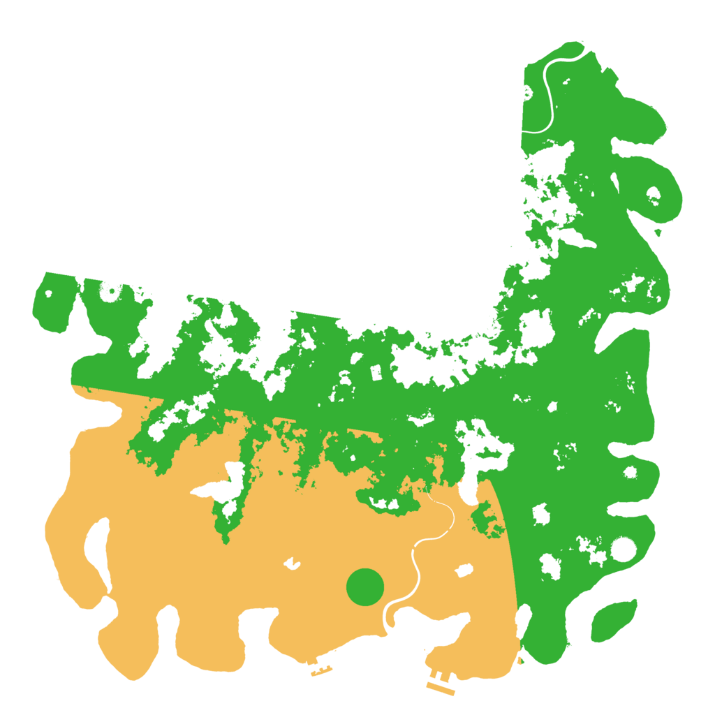 Biome Rust Map: Procedural Map, Size: 5000, Seed: 535022636