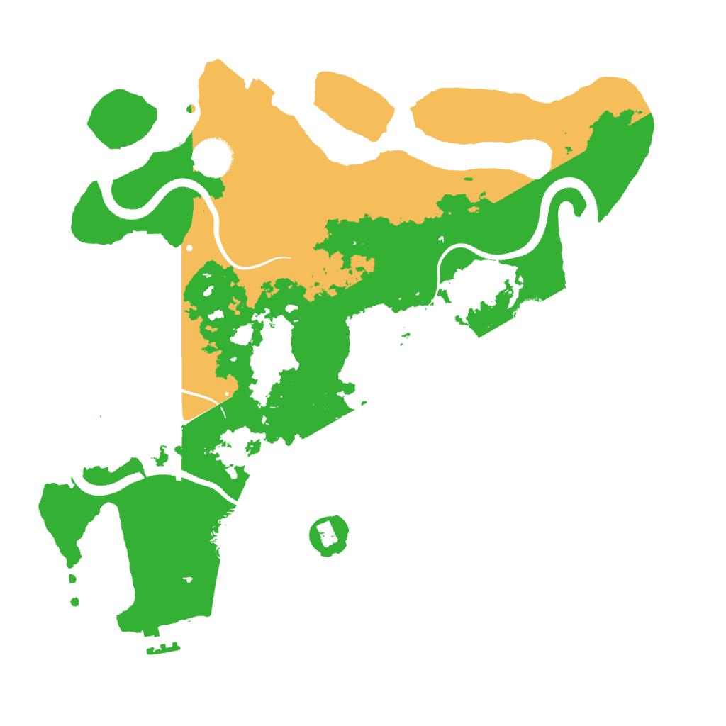 Biome Rust Map: Procedural Map, Size: 3300, Seed: 1799215427