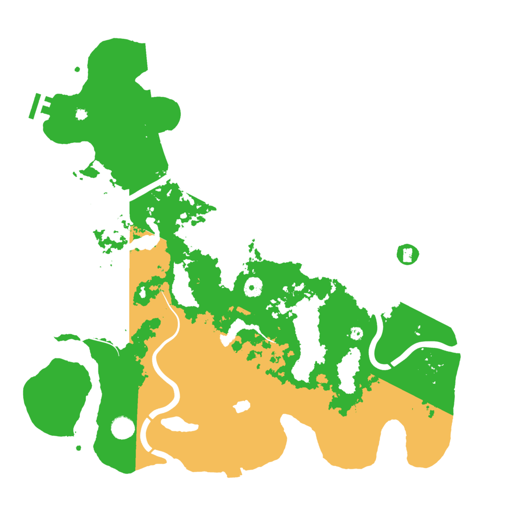 Biome Rust Map: Procedural Map, Size: 4000, Seed: 1564
