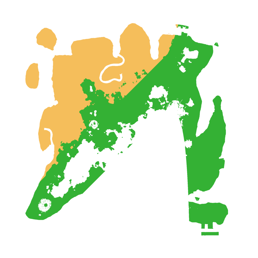 Biome Rust Map: Procedural Map, Size: 3000, Seed: 776529231