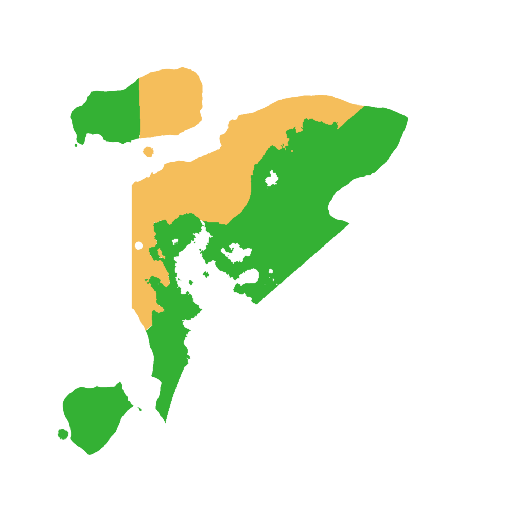 Biome Rust Map: Procedural Map, Size: 2000, Seed: 1496373423