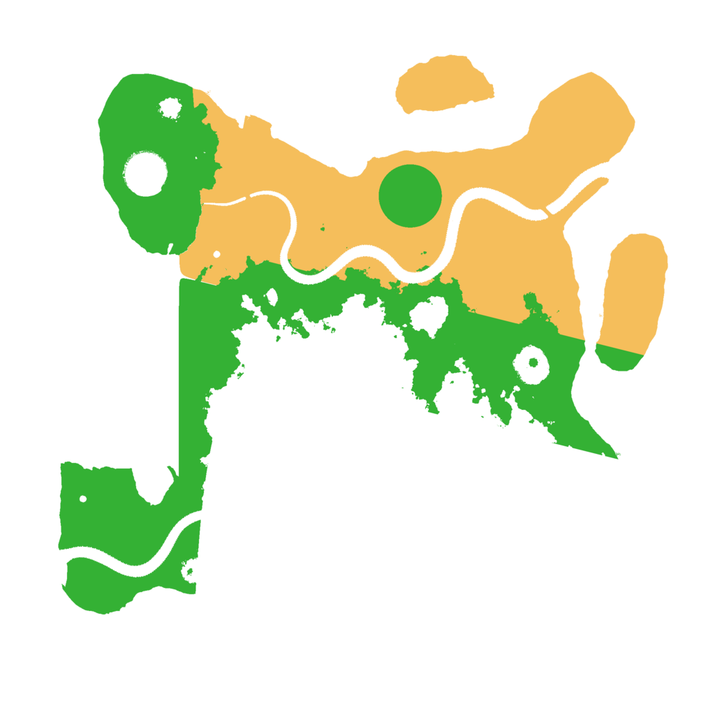 Biome Rust Map: Procedural Map, Size: 3000, Seed: 778511217