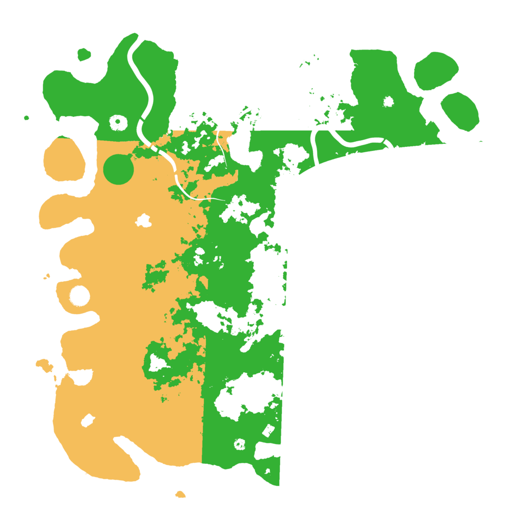 Biome Rust Map: Procedural Map, Size: 4500, Seed: 2043808346