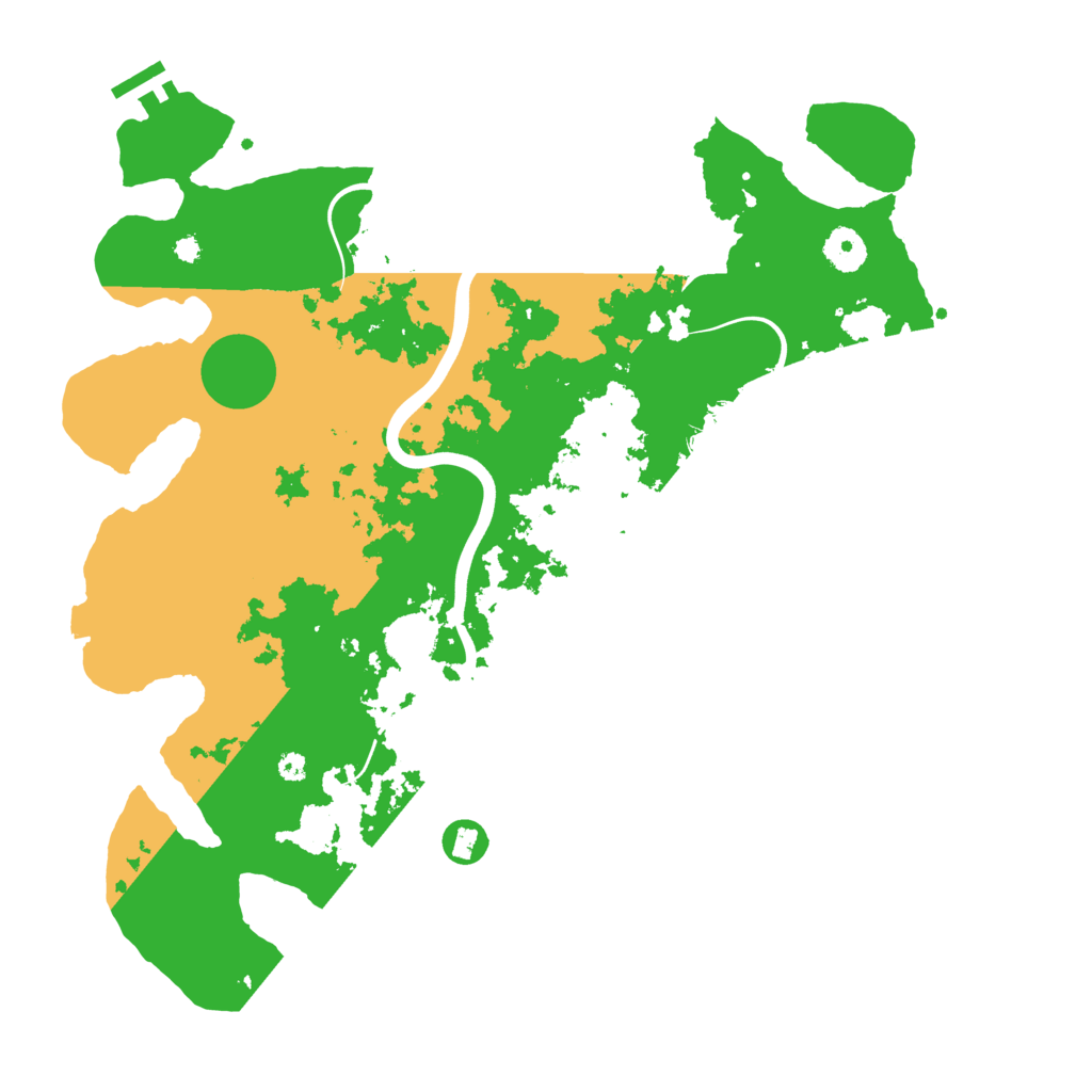 Biome Rust Map: Procedural Map, Size: 3850, Seed: 899523507