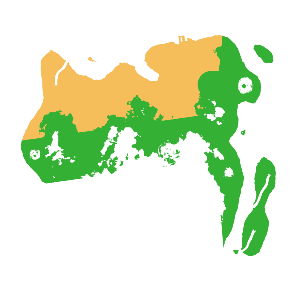 Biome Rust Map: Procedural Map, Size: 3000, Seed: 1498544282