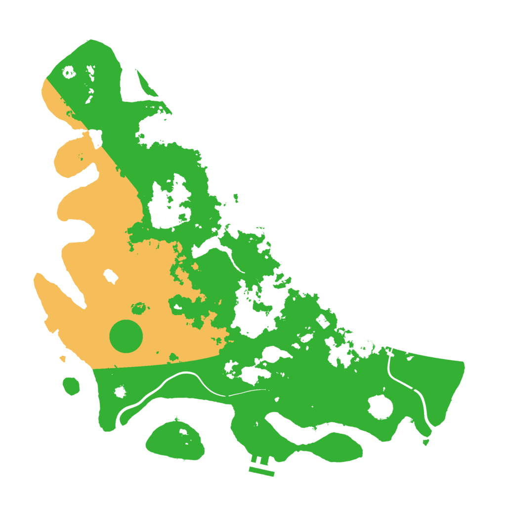 Biome Rust Map: Procedural Map, Size: 4000, Seed: 7207673