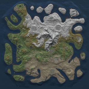 Thumbnail Rust Map: Procedural Map, Size: 5000, Seed: 2033719610, 19 Monuments