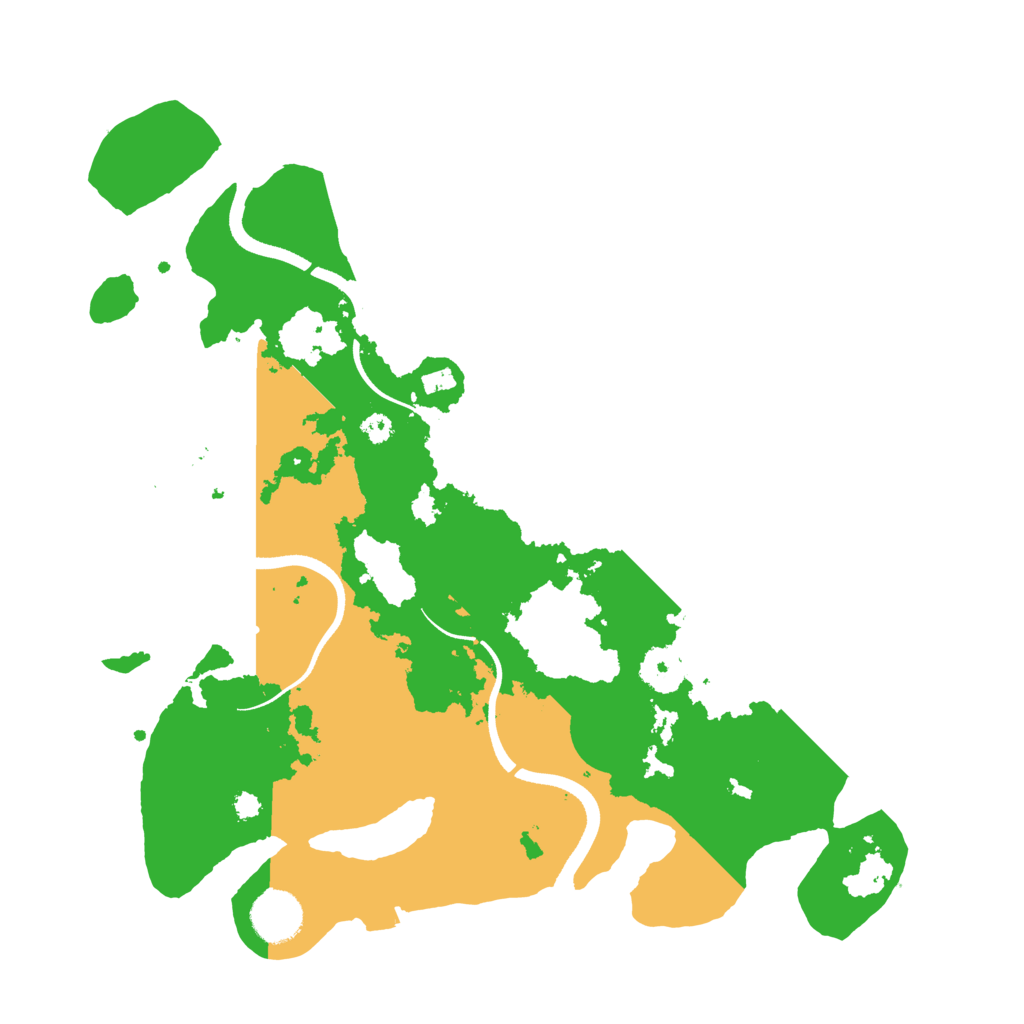 Biome Rust Map: Procedural Map, Size: 3500, Seed: 1350393072