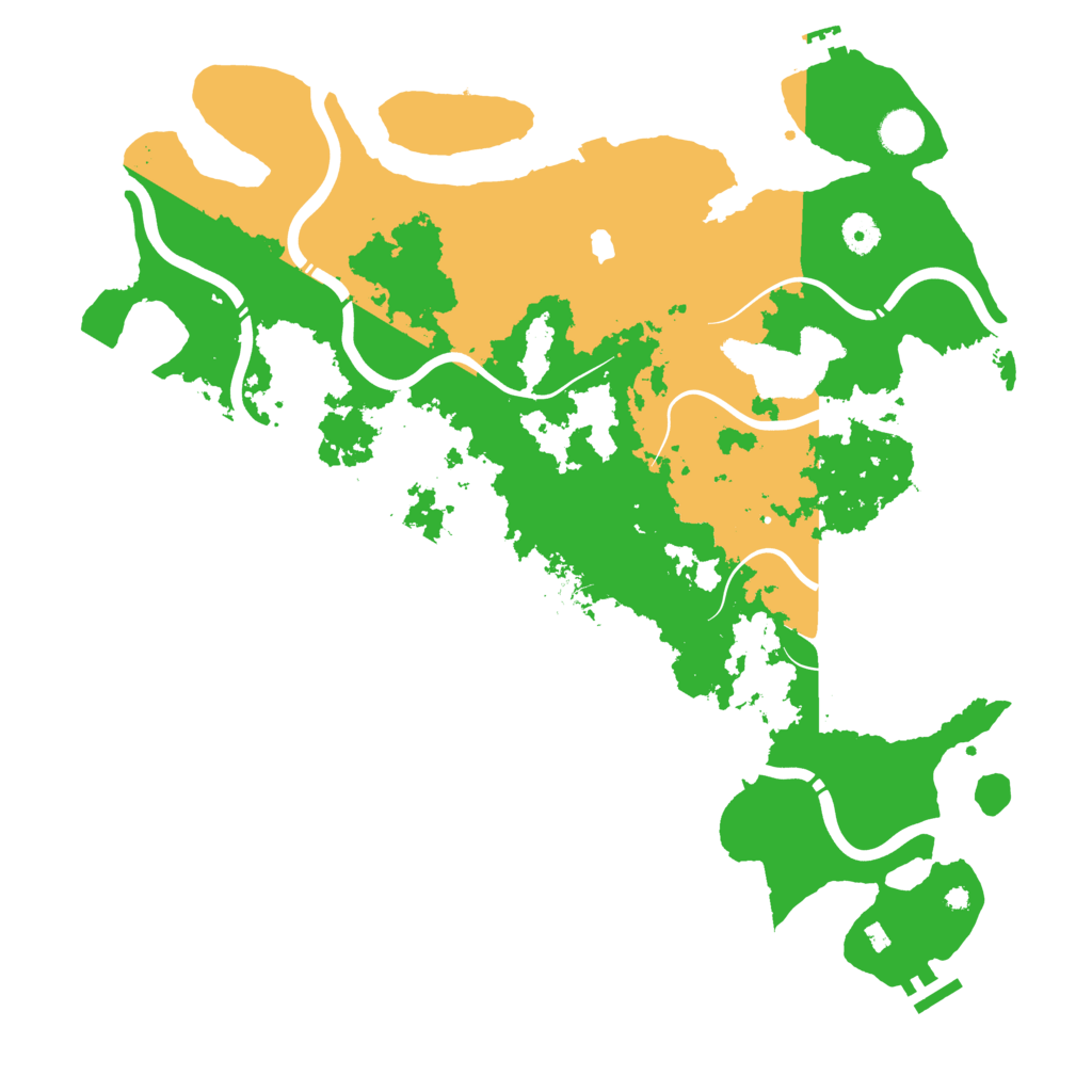 Biome Rust Map: Procedural Map, Size: 4250, Seed: 1945463700