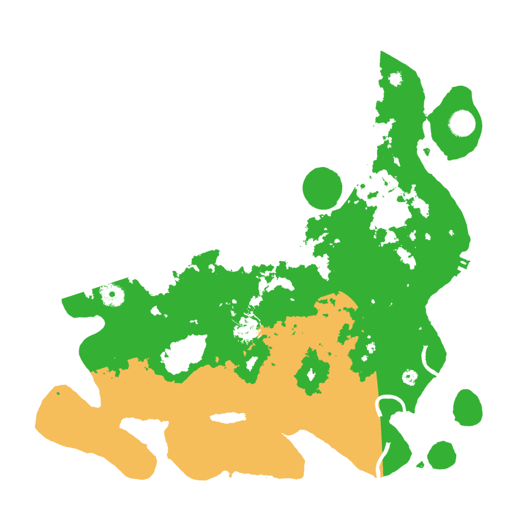 Biome Rust Map: Procedural Map, Size: 3500, Seed: 1207053288