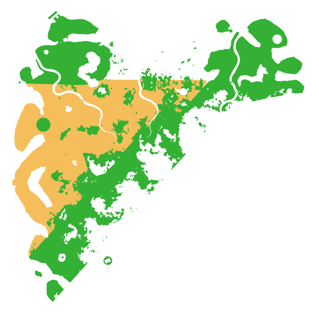 Biome Rust Map: Procedural Map, Size: 6000, Seed: 666966