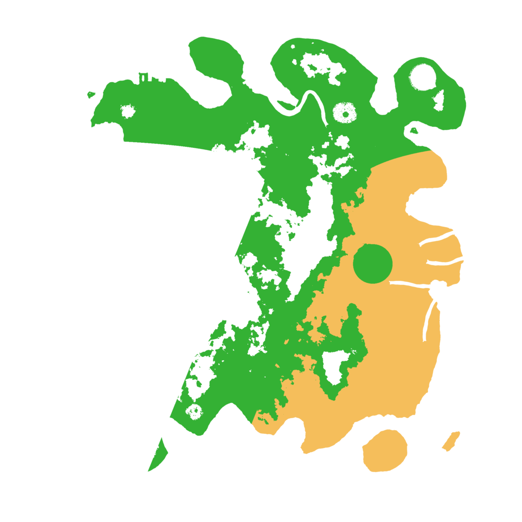 Biome Rust Map: Procedural Map, Size: 3500, Seed: 1690410079